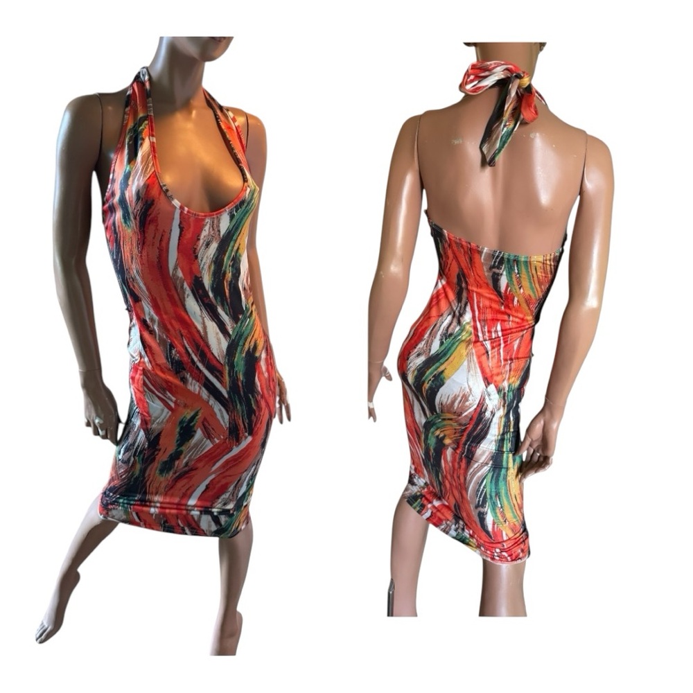 SHEIN NWOT halter dress